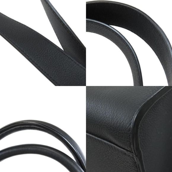 Louis Vuitton LockMe Tote MM Tote Bag Calf Black - Picture 7 of 8